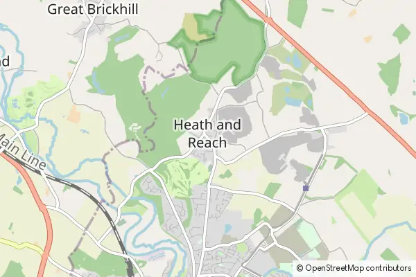 Mapa Heath and Reach