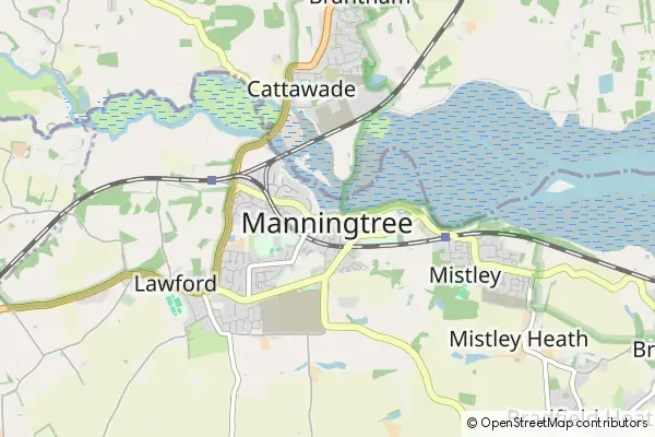 Mapa Manningtree