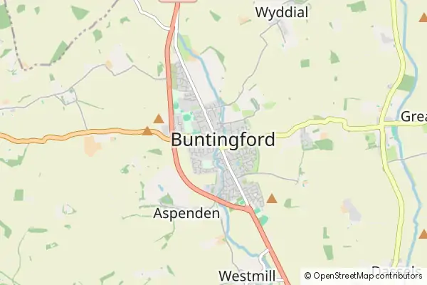 Mapa Buntingford