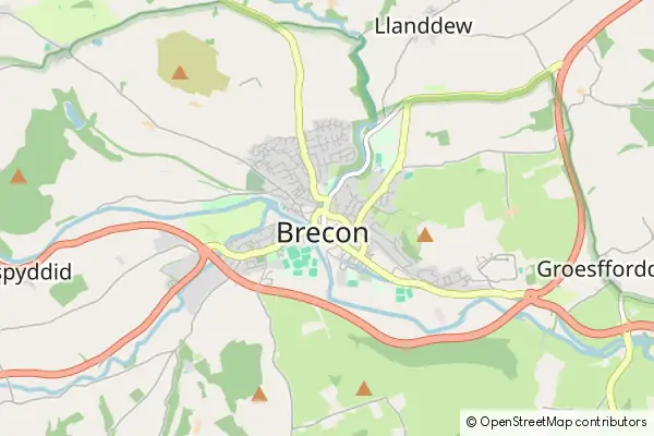 Mapa Brecon