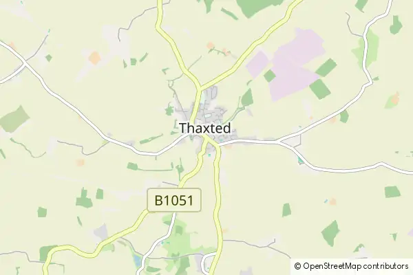 Mapa Thaxted