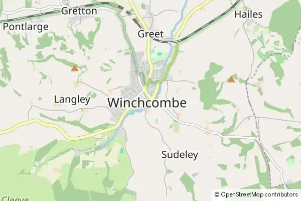 Mapa Winchcombe
