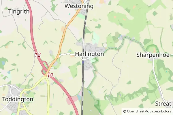 Mapa Harlington