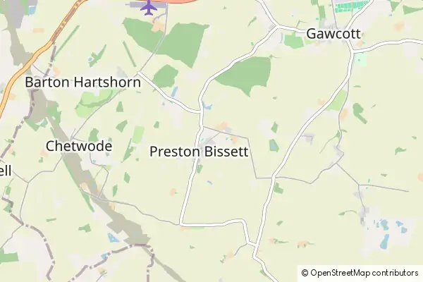 Mapa Preston Bissett