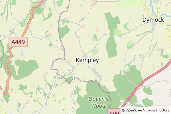 Mapa Kempley