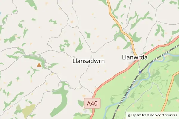 Mapa Llansadwrn