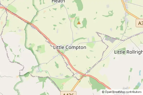 Mapa Little Compton