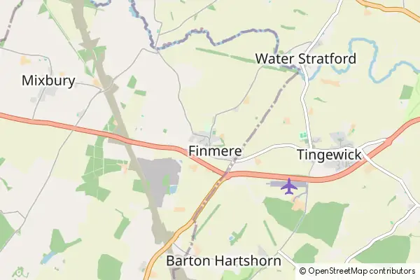 Mapa Finmere