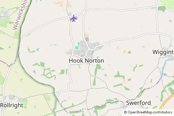 Mapa Hook Norton