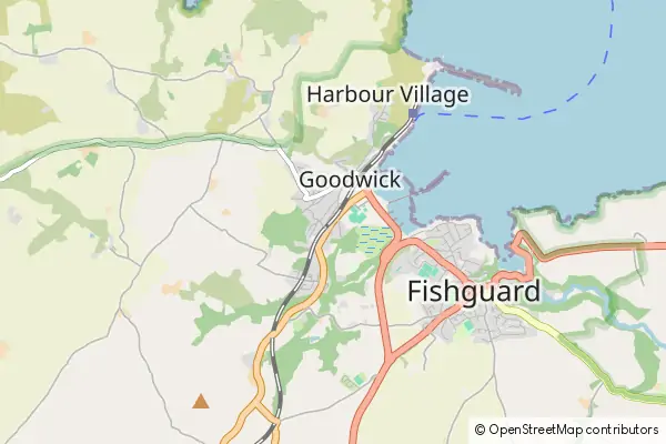 Mapa Goodwick