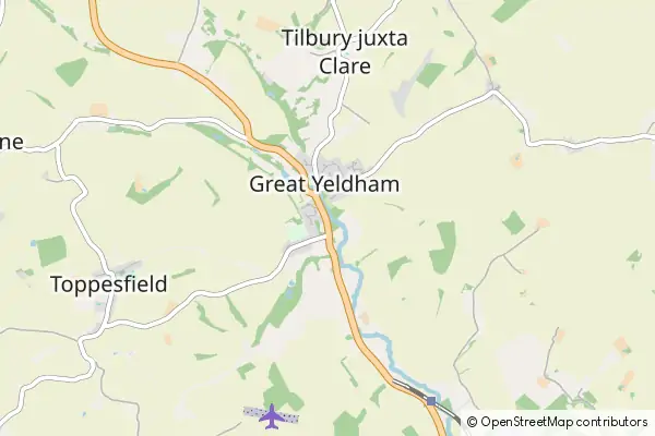 Mapa Great Yeldham