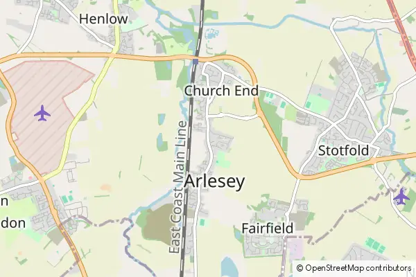 Mapa Arlesey