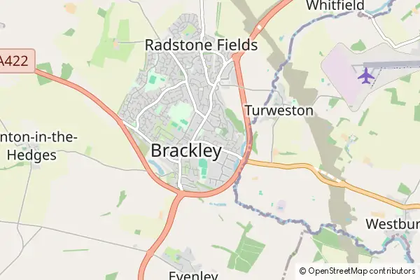 Mapa Brackley