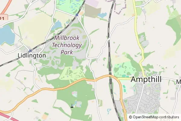 Mapa Millbrook