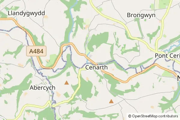 Mapa Cenarth