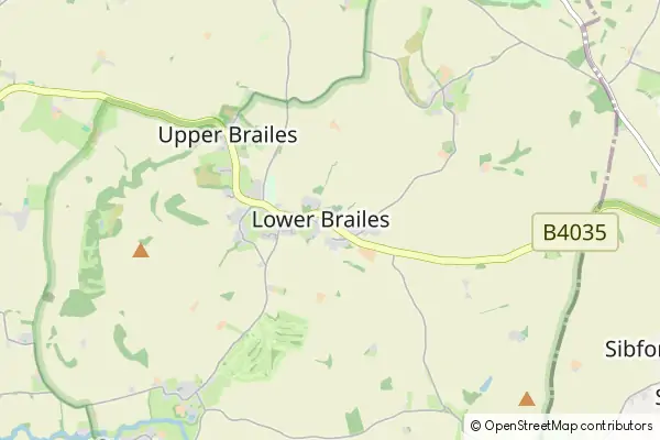 Mapa Brailes