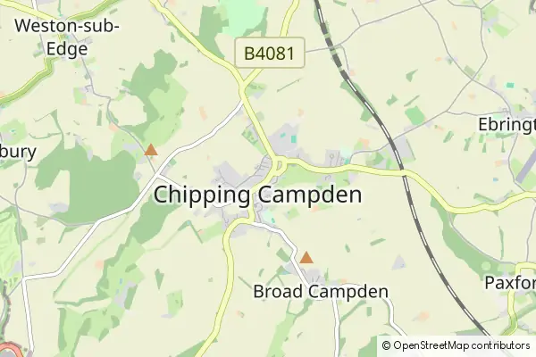 Mapa Chipping Campden