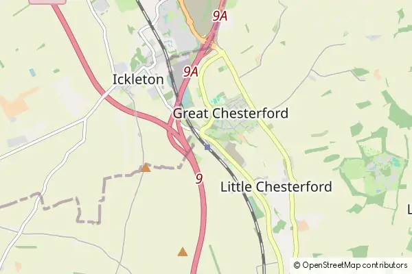 Mapa Great Chesterford