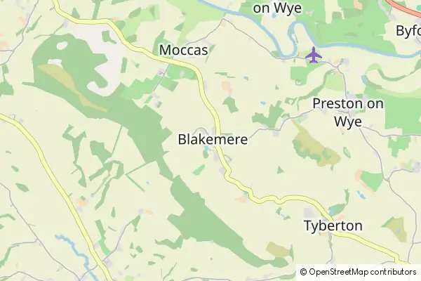 Mapa Blakemere