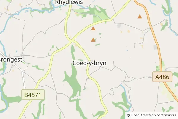 Mapa Coed Y Bryn