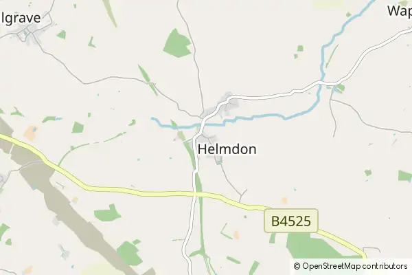 Mapa Helmdon