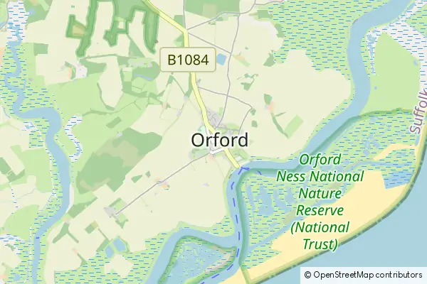 Mapa Orford