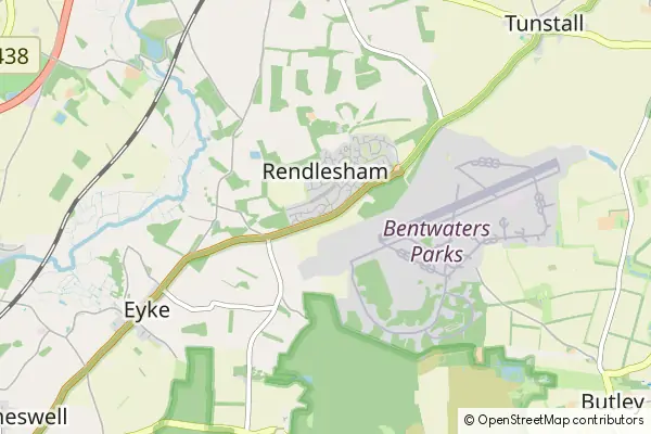 Mapa Rendlesham