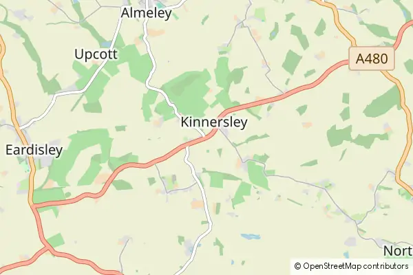 Mapa Kinnersley