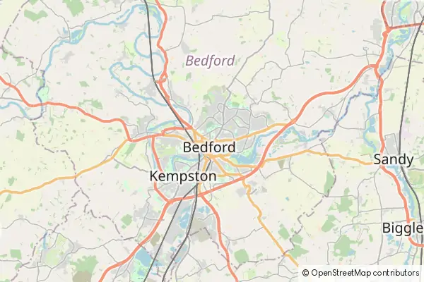 Mapa Bedford