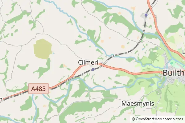 Mapa Cilmeri