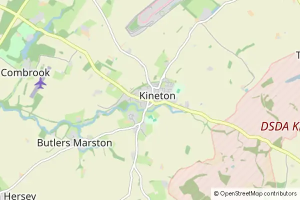 Mapa Kineton