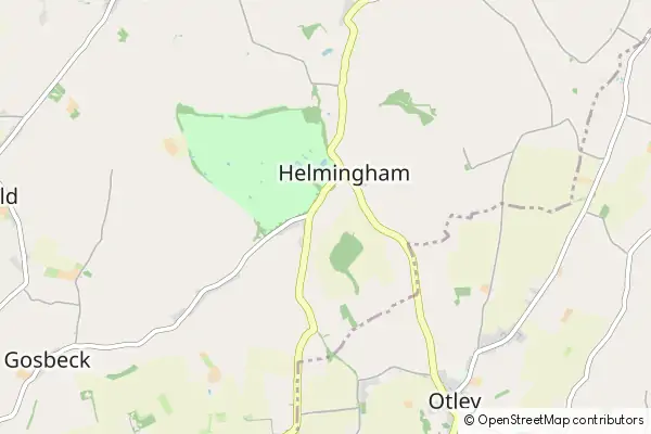 Mapa Helmingham