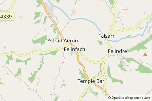 Mapa Felinfach