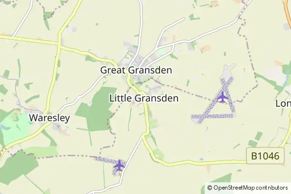 Mapa Little Gransden