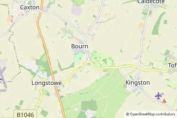 Mapa Bourn