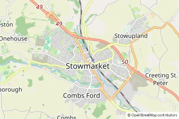 Mapa Stowmarket