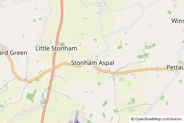 Mapa Stonham Aspal