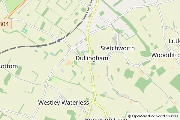 Mapa Dullingham