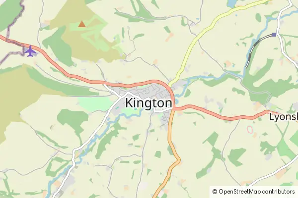 Mapa Kington