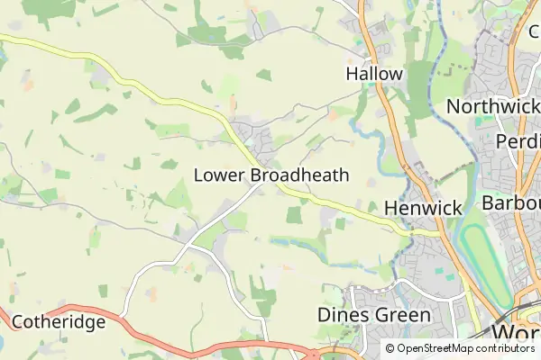 Mapa Broadheath