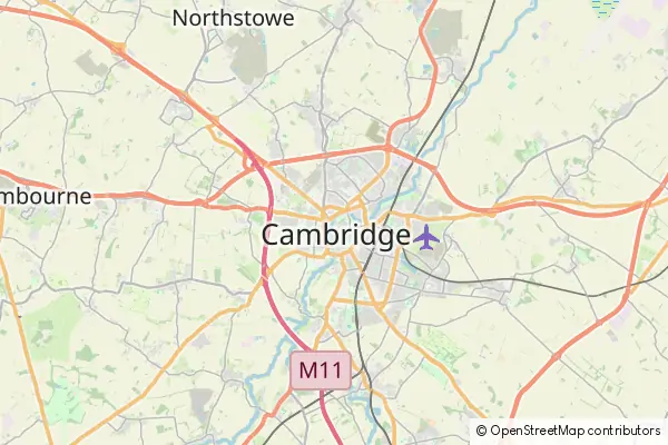 Mapa Cambridge