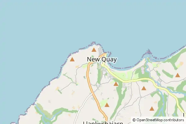 Mapa New Quay