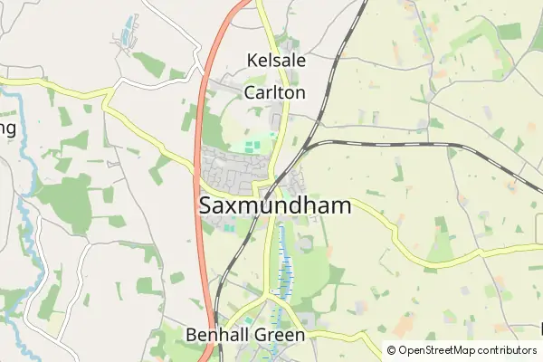 Mapa Saxmundham