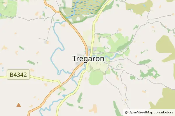 Mapa Tregaron