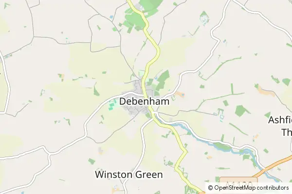 Mapa Debenham