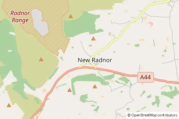 Mapa New Radnor