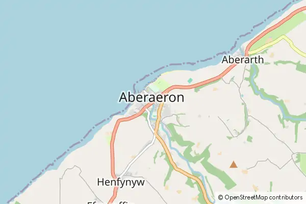 Mapa Aberaeron