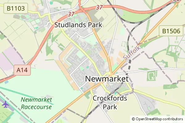 Mapa Newmarket