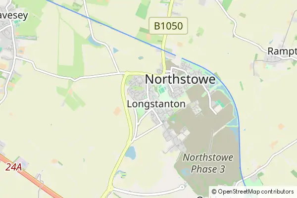 Mapa Longstanton