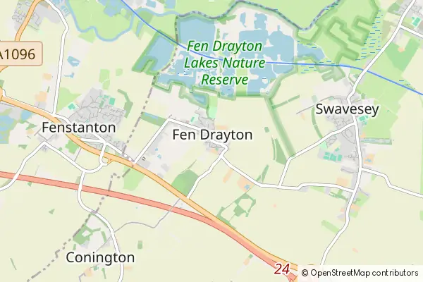 Mapa Fen Drayton